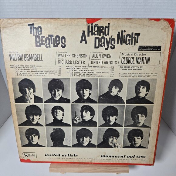 The Beatles A Hard Day's Night Vinyl Record - Picture 2 of 5